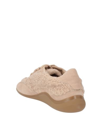 Vic Matiē Woman Sneakers Beige Size 8 Leather, Textile fibers
