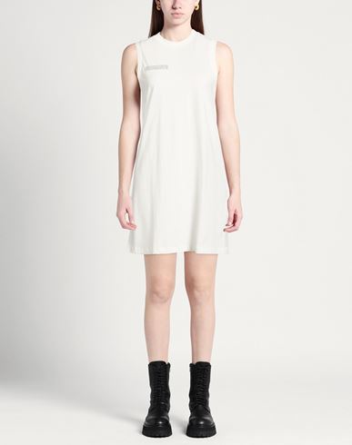 Woman Mini dress Cream Size S Organic cotton