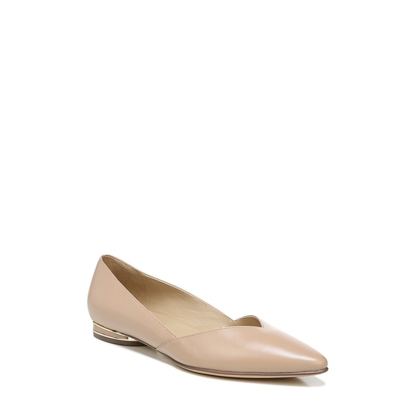 Women's Havana Ballet Flat Shoes (Crème Brulee Leather)