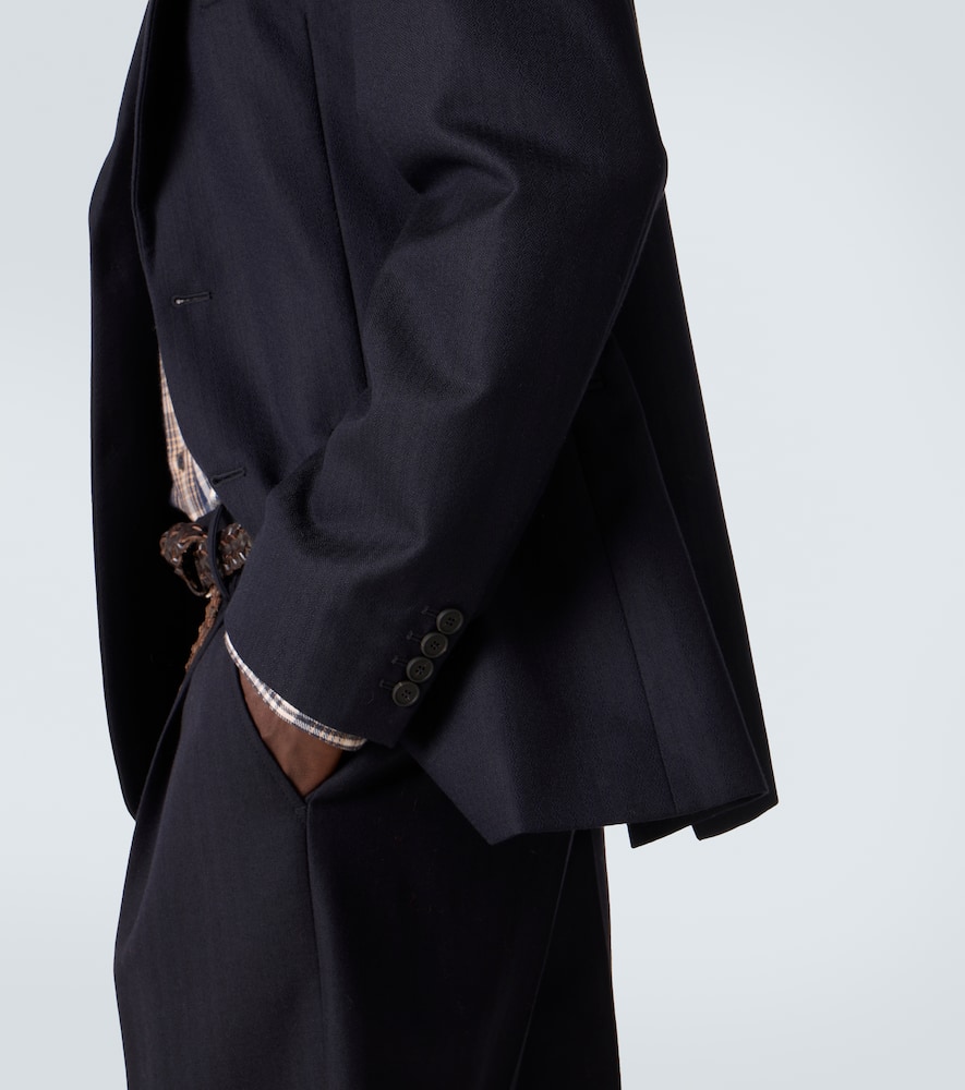 X Aaron Levine Burlington wool blazer