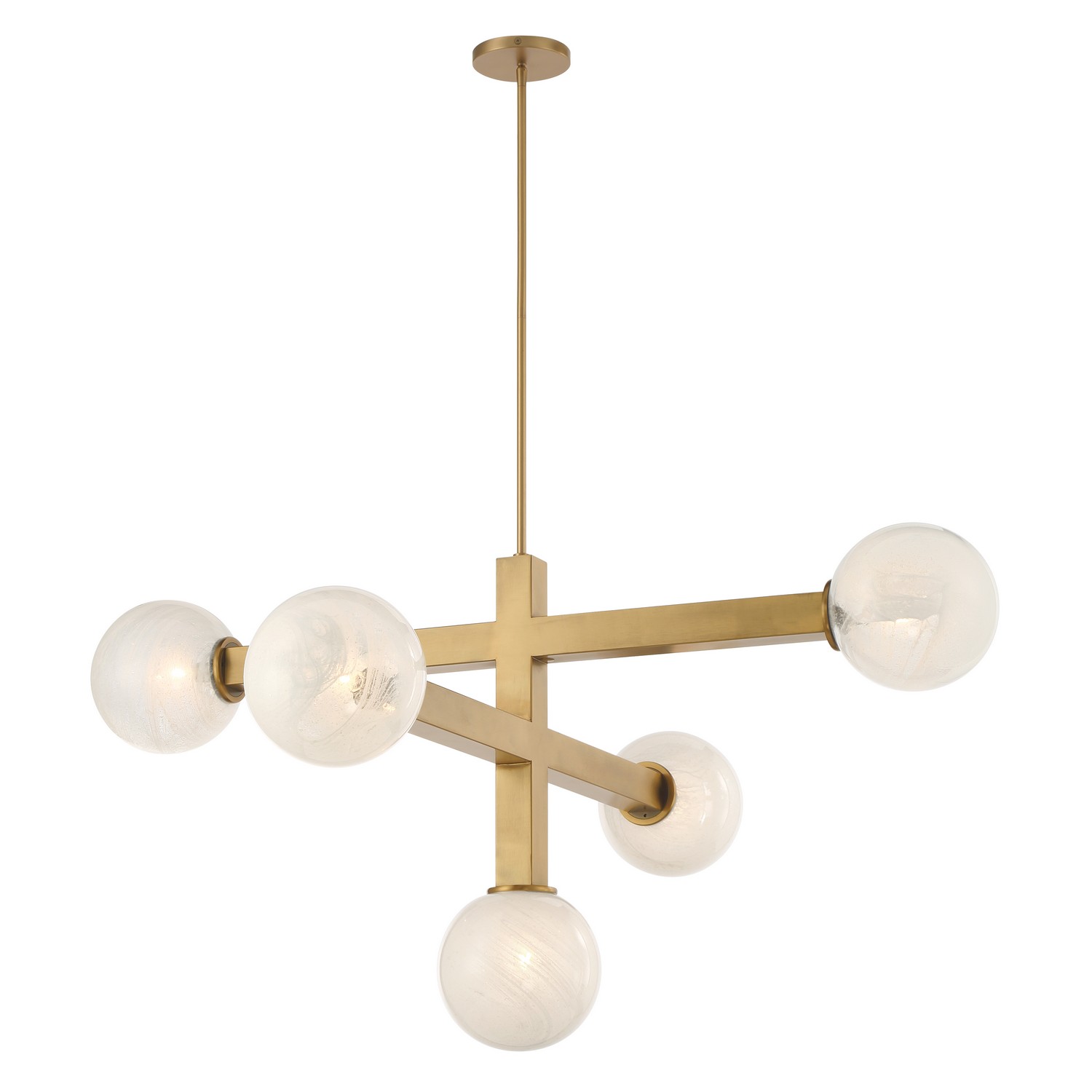 Legacy Brass Chandelier from the Narra Collection
