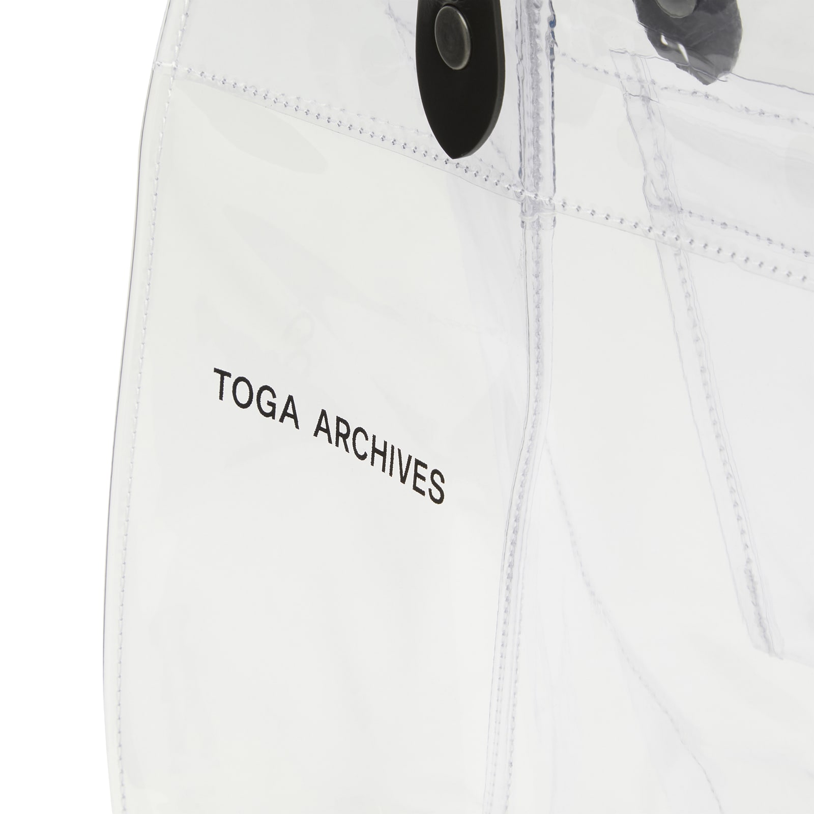 TOGA Logo Tote Bag PVC Clear