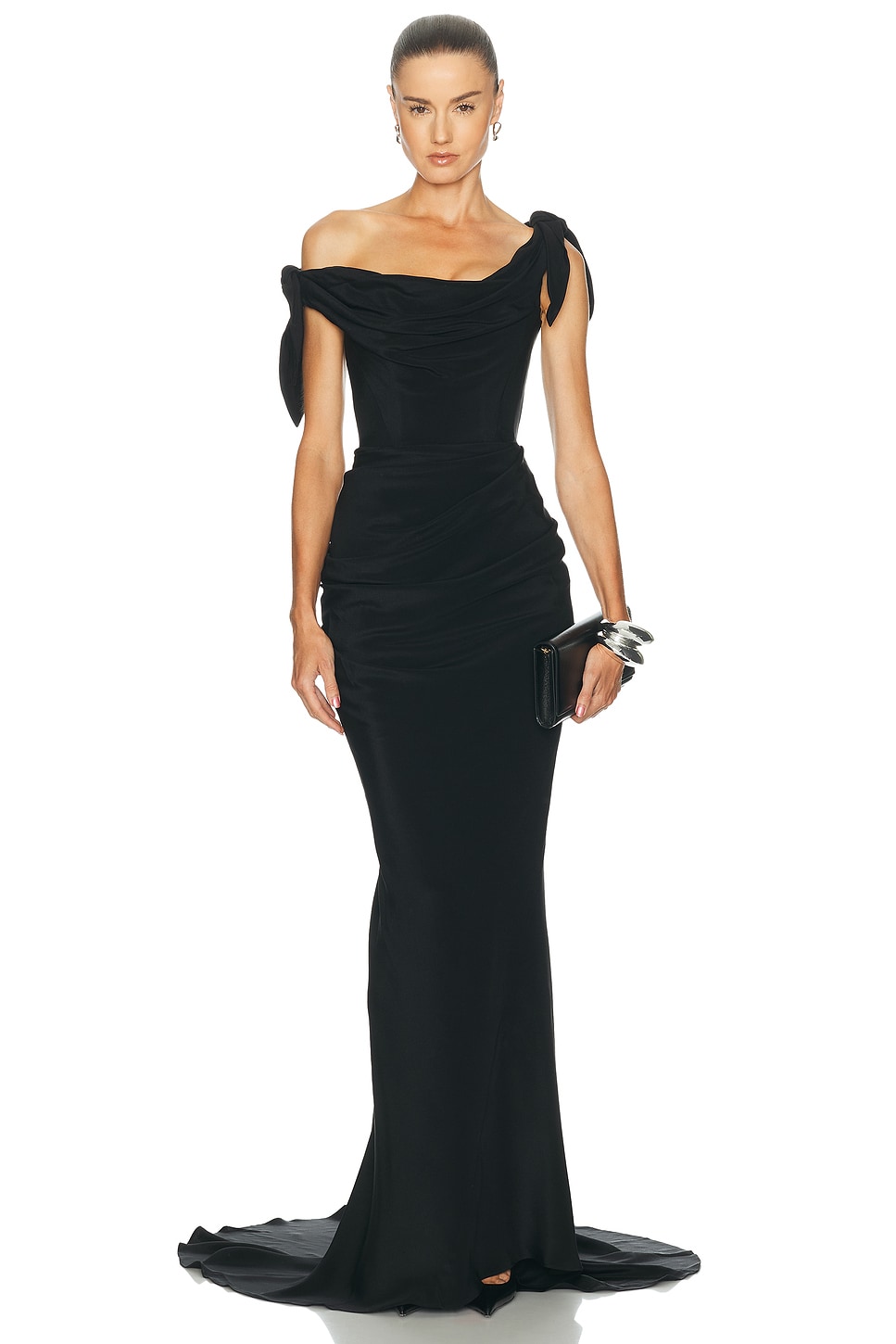 Cult Gaia Nysa Gown in Black