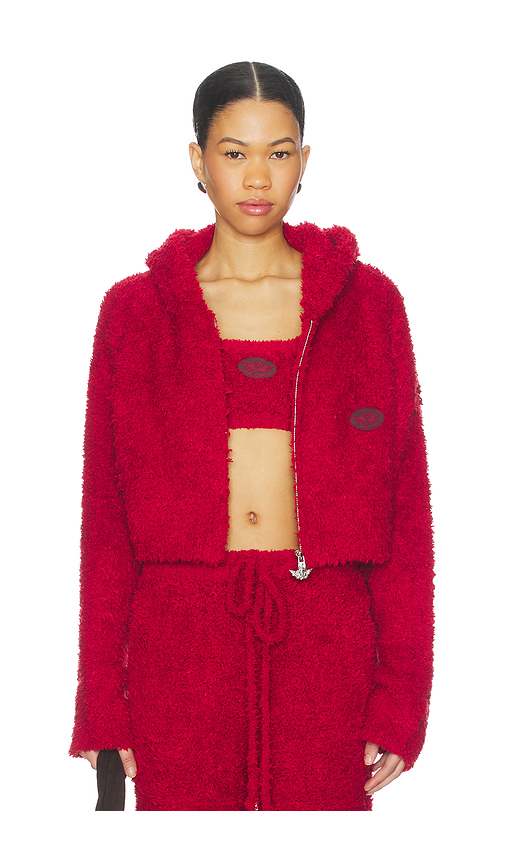 Boys Lie Lucy Cozy Hoodie in Red. M/L. Also in XL/XXL