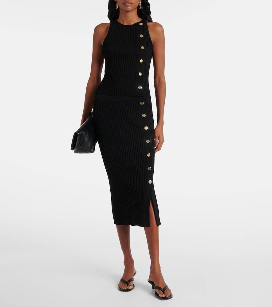 Tanner kniited pencil skirt