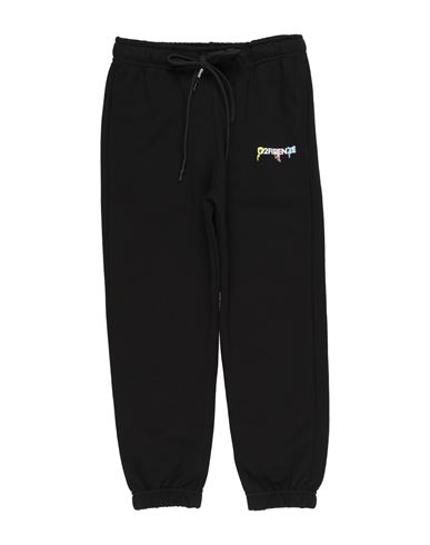 Kid Girl Pants Black Size 12 Cotton, Polyester