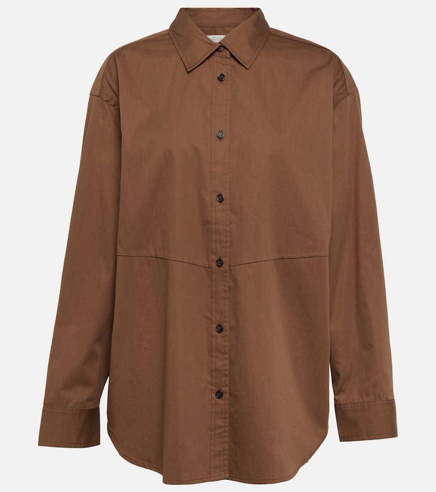 CO Oversized cotton and silk shirt