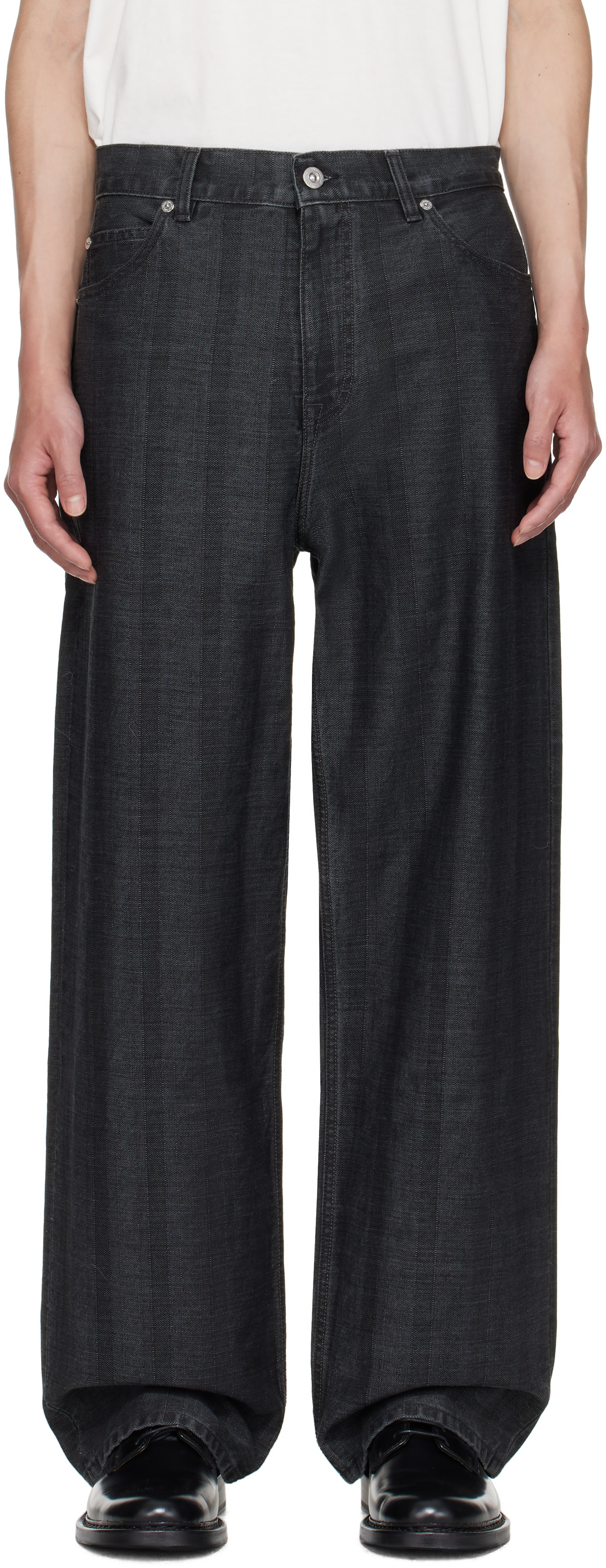 Black Vast Cut Jeans