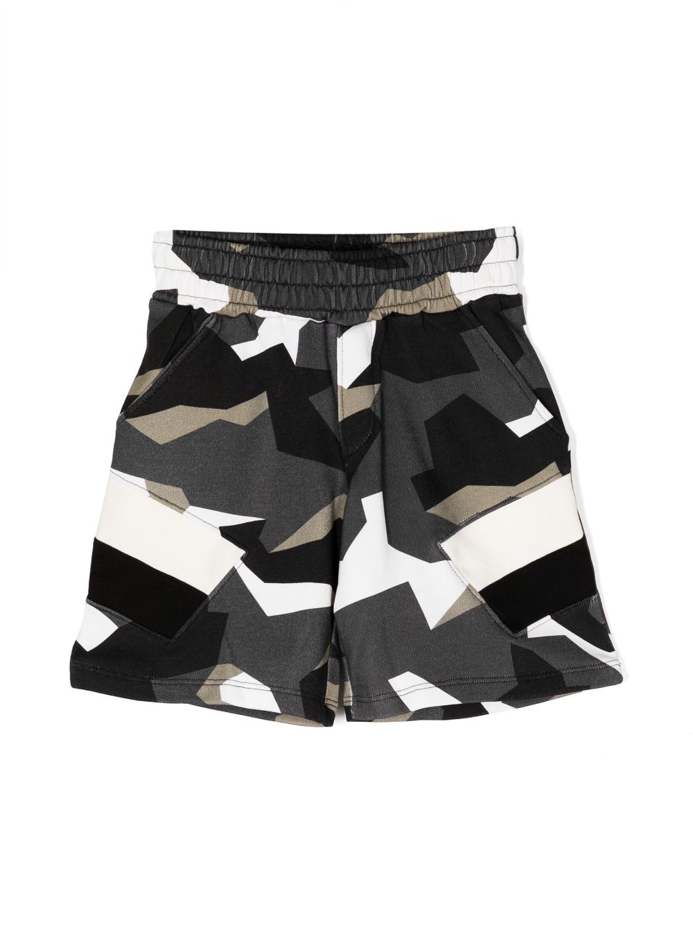 Graphic-print shorts - Green