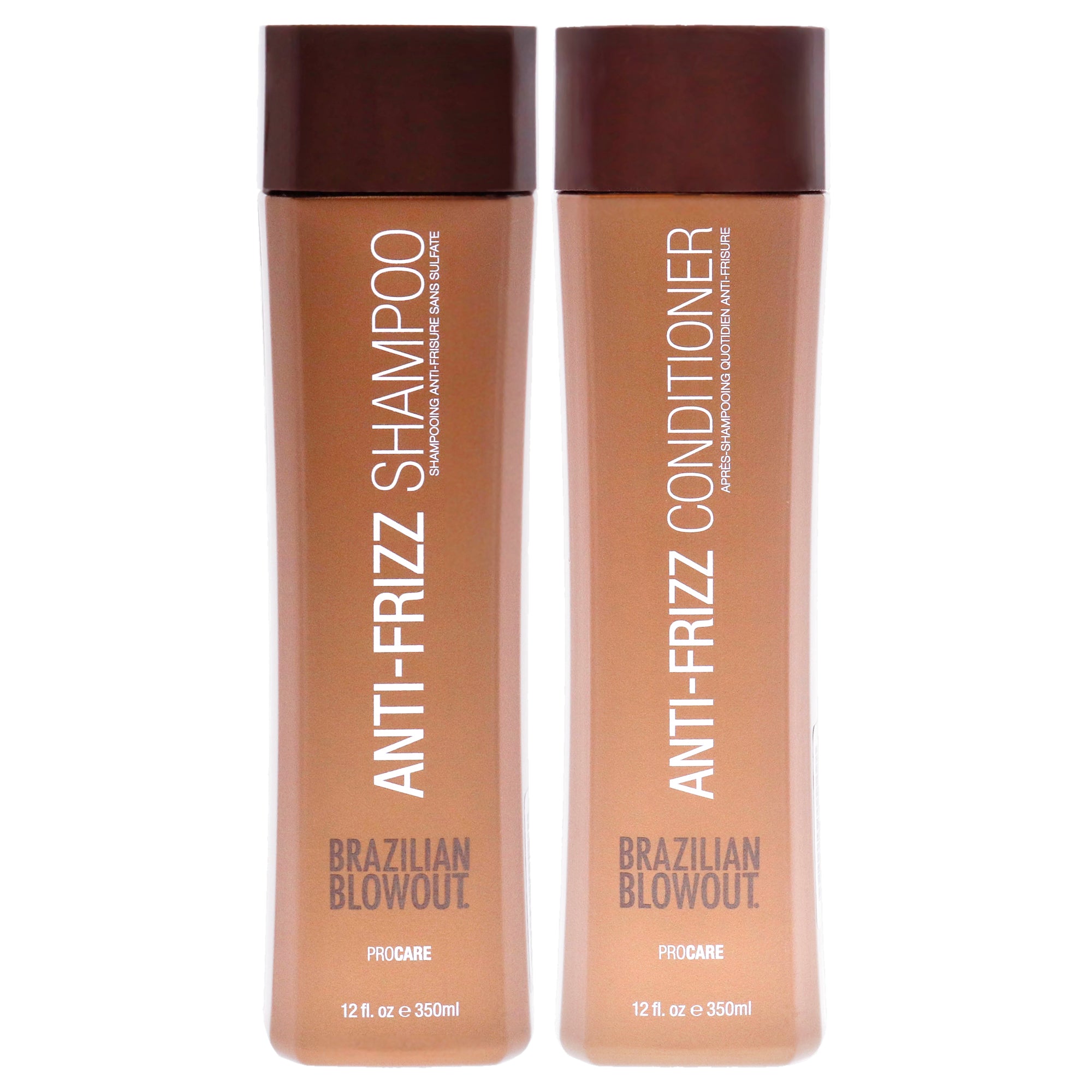 Acai Anti Frizz Shampoo and Conditioner Kit by for Unisex - 2 Pc Kit 12oz Shampoo, 12oz Conditioner