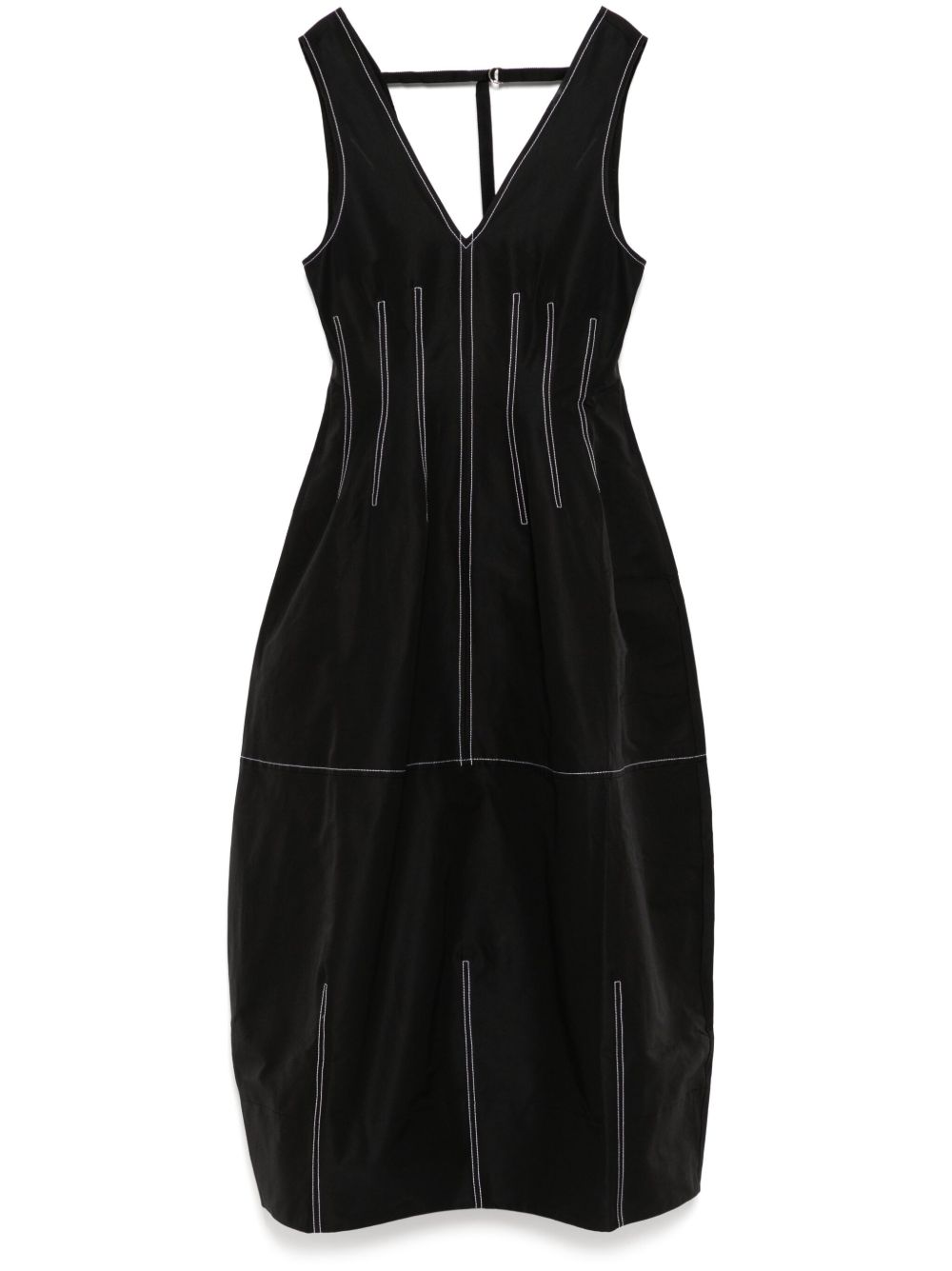 V-neck dress - Black