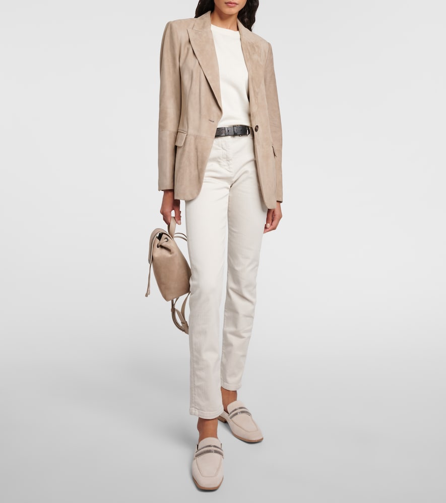 Mid-rise slim jeans