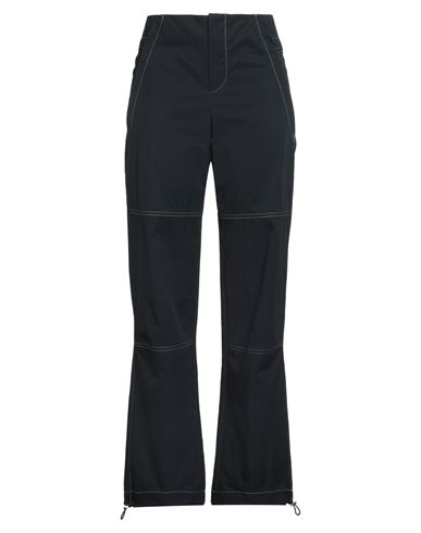 Woman Pants Black Size 2 Cotton, Nylon