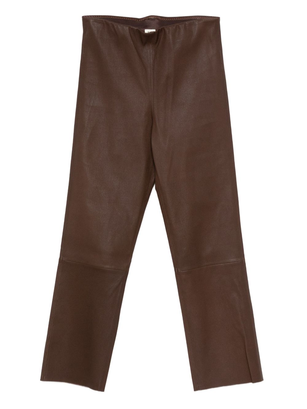 Florentina leather trousers - Brown