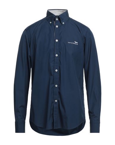 Man Shirt Midnight blue Size S Cotton
