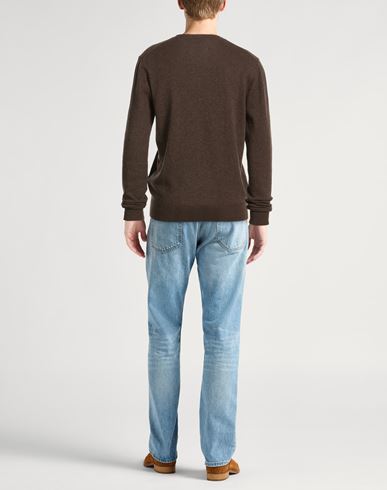 Man Sweater Brown Size 46 Cashmere