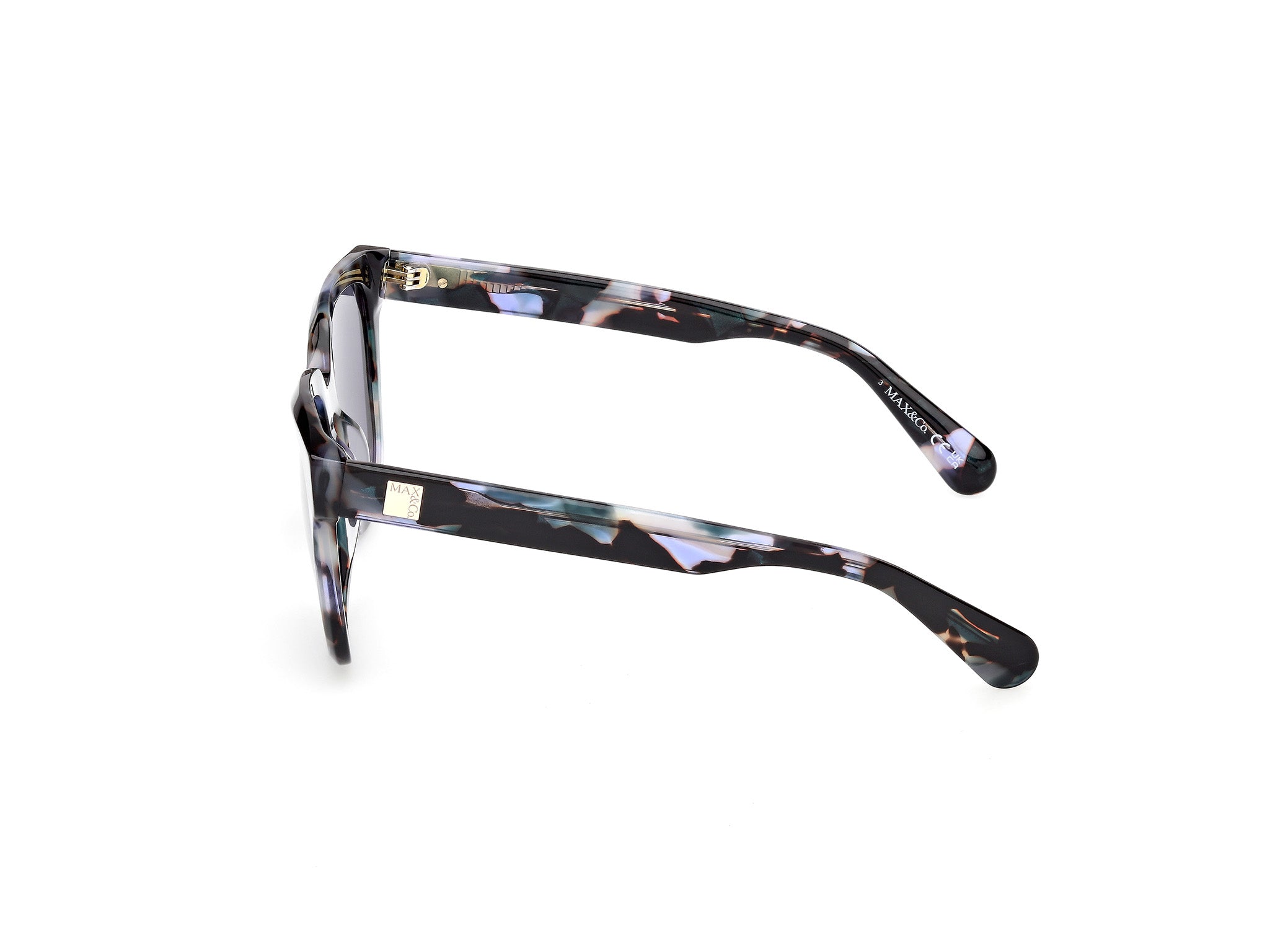 MAX&Co Mujer MAX&Co MO0146 55V Gafas de sol Acetato la Habana Azul Cuadrada Norma