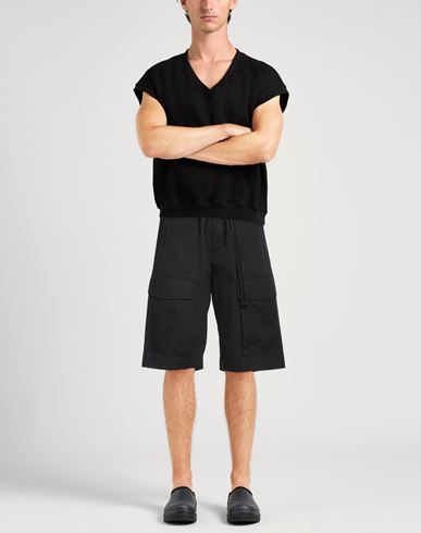 Man Shorts & Bermuda Shorts Black