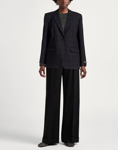 Woman Blazer Midnight blue Size 10 Polyester, Wool, Elastane