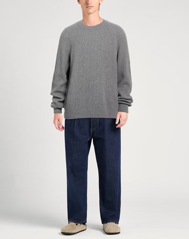 Man Sweater Grey Size XXL Recycled wool, Virgin Wool, Recycled polyamide