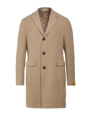 Man Coat Sand Size 36 Virgin Wool, Polyamide