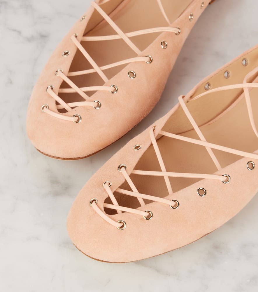 Chloé Ghillies suede flats