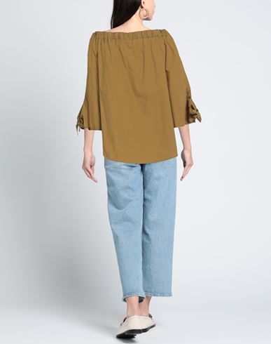 Woman Top Military green Size 6 Cotton