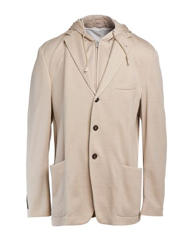 Platinum Man Jacket Beige Size 38 Silk, Cotton, Polyamide