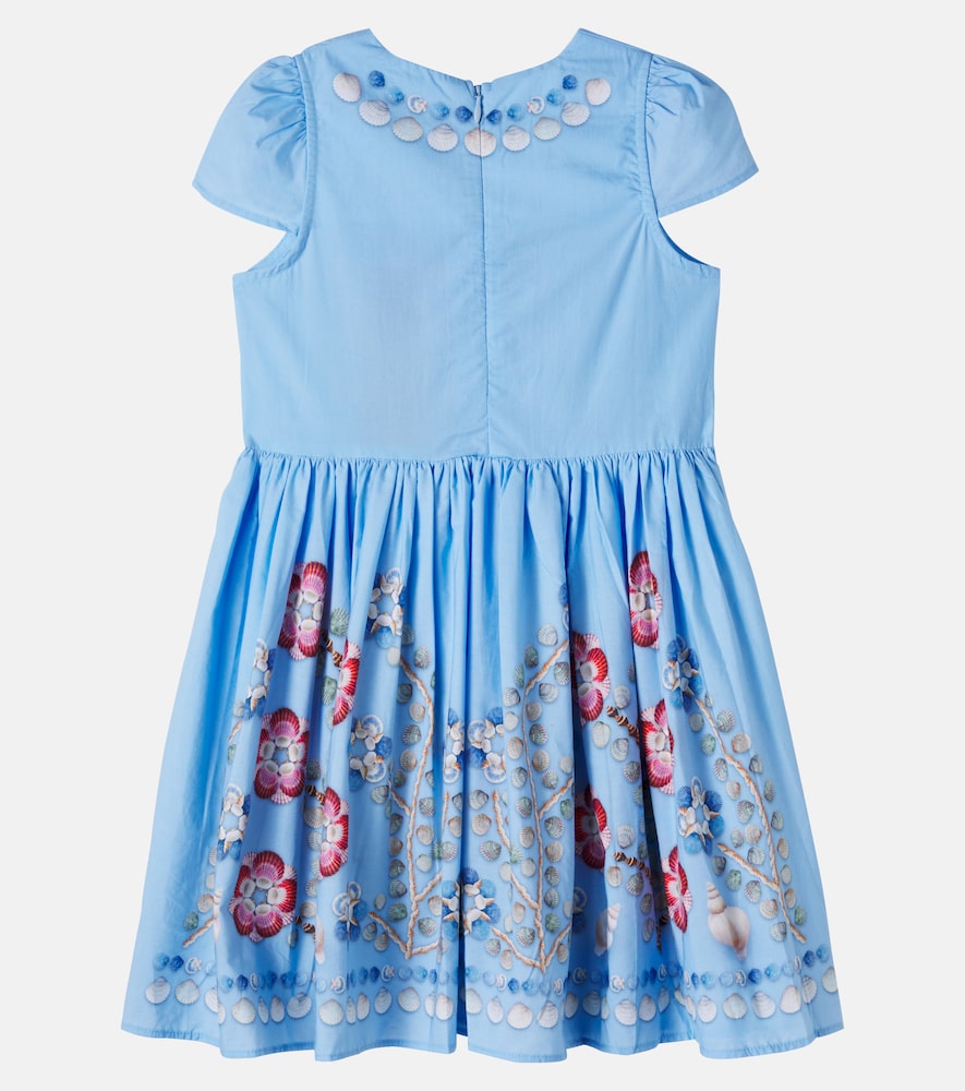 Carol printed cotton poplin dress