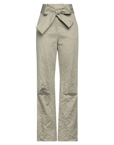 Woman Pants Military green Size 8 Cotton, Linen