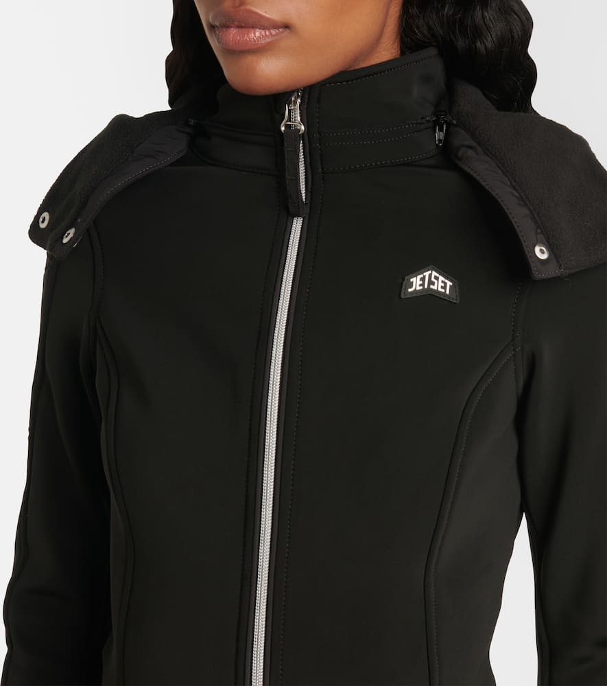 Belted ski suit