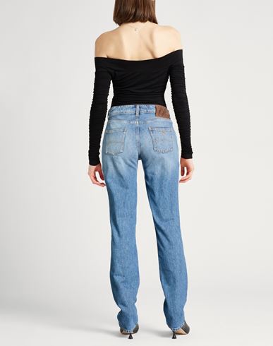 Woman Jeans Blue Size 26 Cotton
