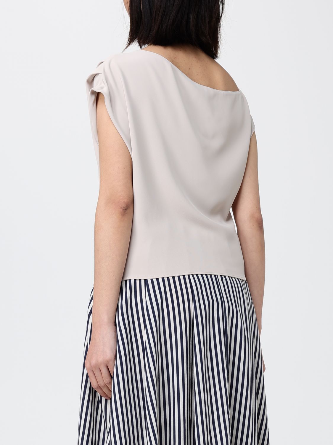 Top Woman color Yellow Cream