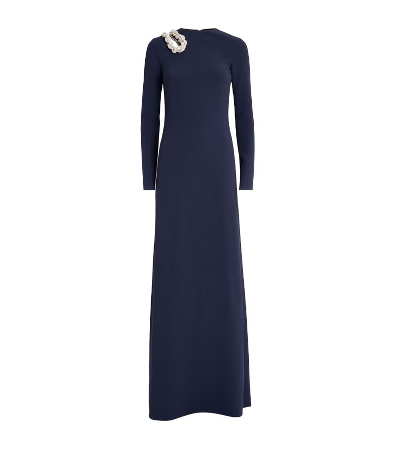 Embellished Cut-Out Maxi Dress