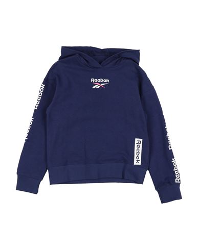 Kid Girl Sweatshirt Navy Size 11 Cotton, Polyester, Elastane
