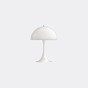 'panthella 320' Table Lamp, White Opal, Uk Plug