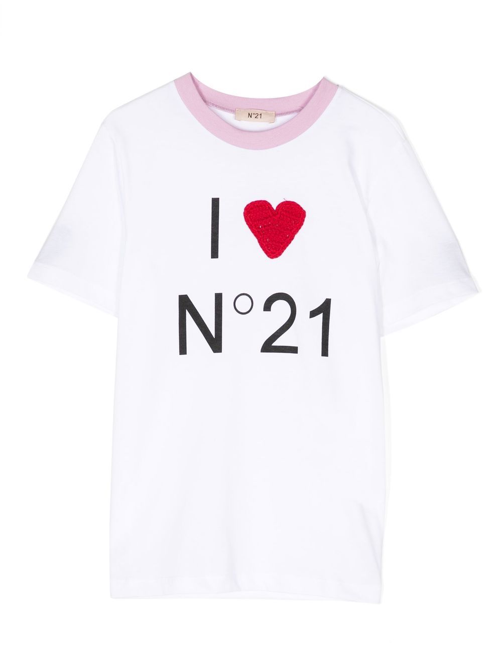 Logo-print short-sleeve T-shirt - White