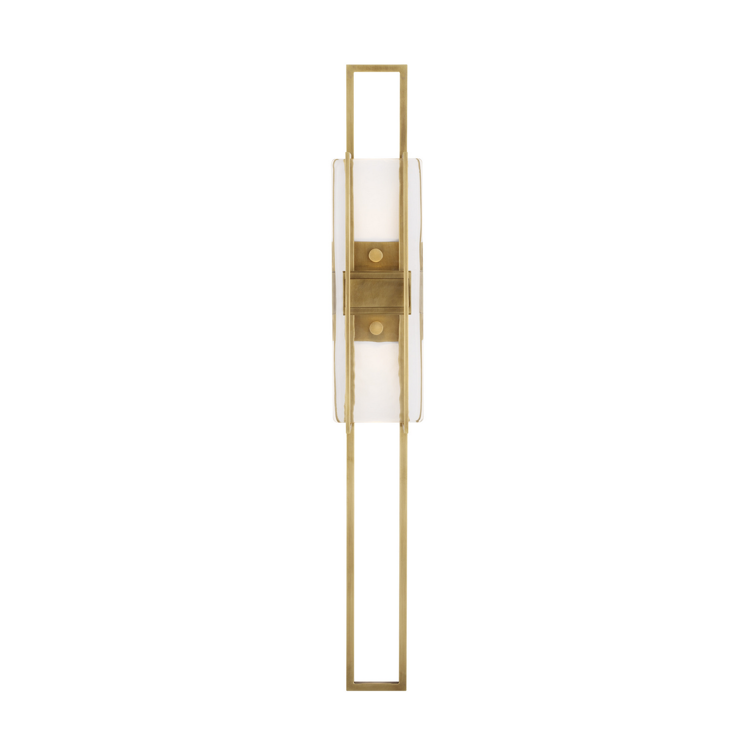 Duelle 1-Light 28.00"H LED Wall Sconce in Natural Bra