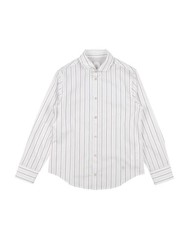 Kid Boy Shirt White Size 12 Cotton, Polyester