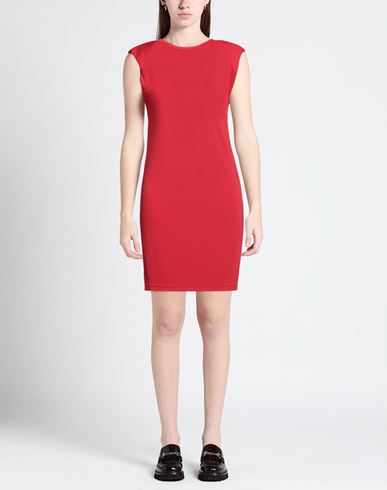 Woman Mini dress Red Size 4 Polyester, Elastane