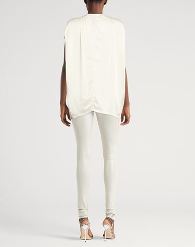 Woman Top Cream Size 6 Acetate, Viscose