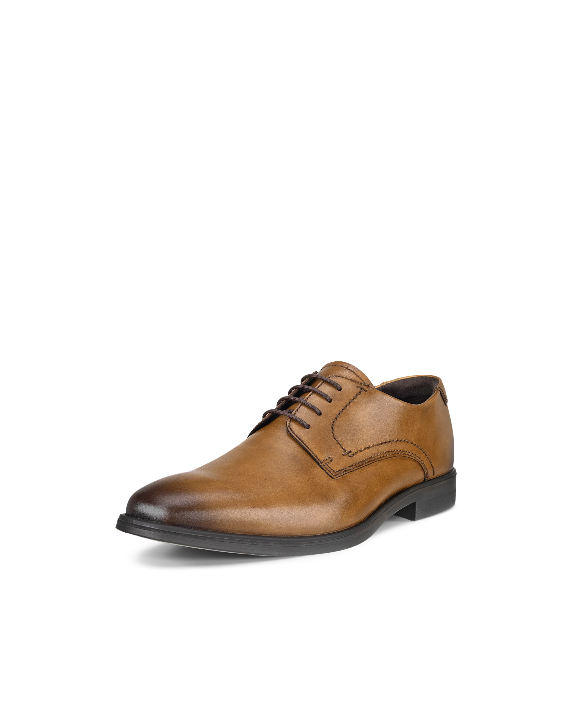 Melbourne - Men's Leather Derby Shoe - Brown