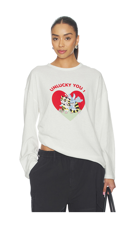 Kenzo Gots Kenzo Cartoon Long Sleeves T-shirt in Off White. M also in