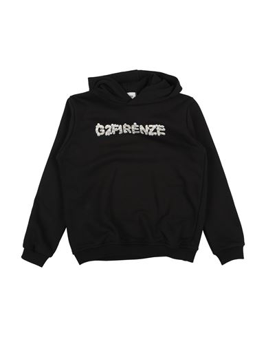 Kid Girl Sweatshirt Black Size 14 Cotton, Polyester