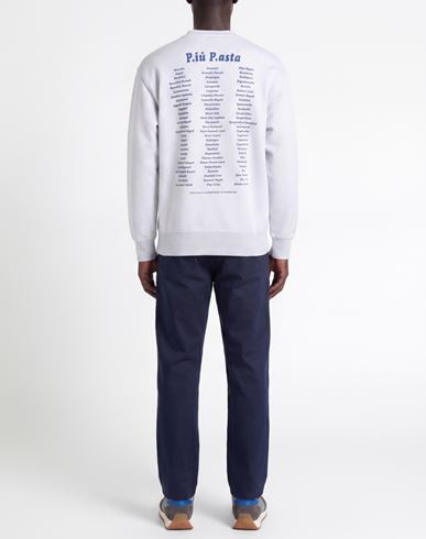 Man Sweatshirt Light grey Size S Cotton, Polyester