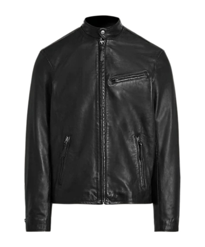 Racer leather jacket