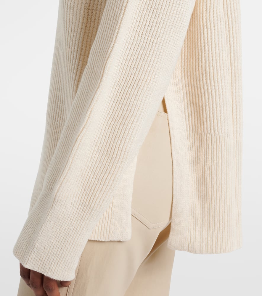 Linen and cotton sweater