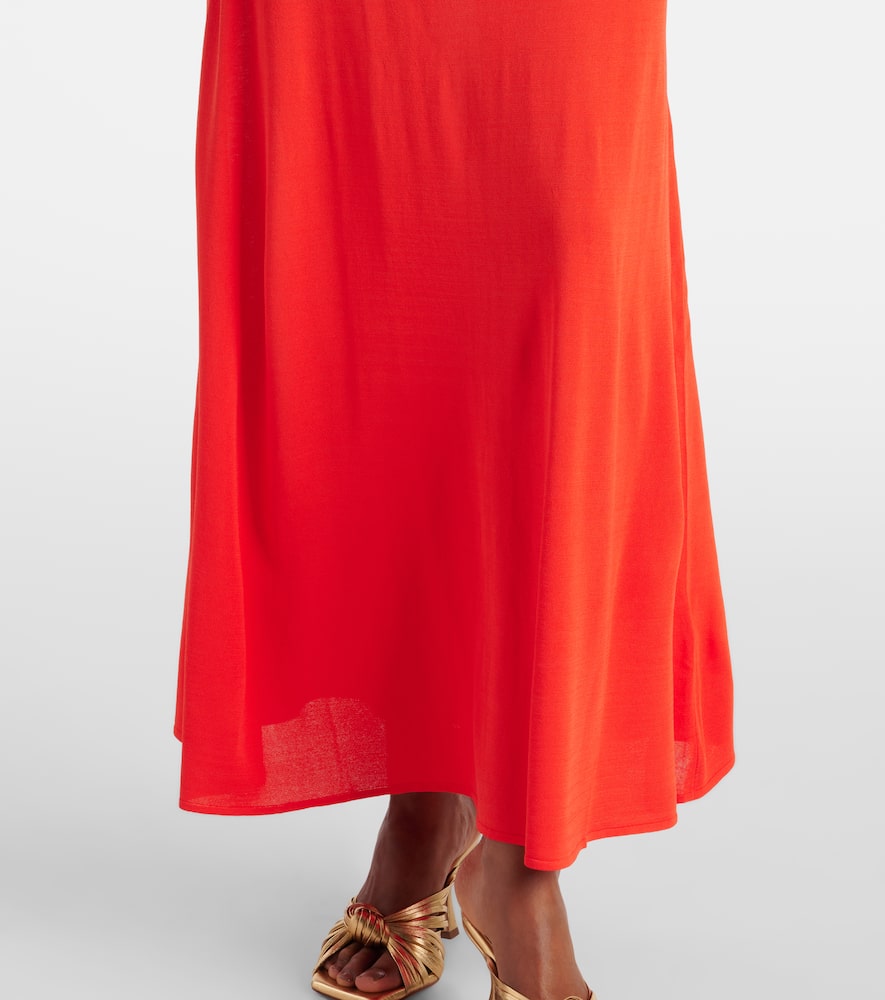 Valejo Halter knit maxi dress