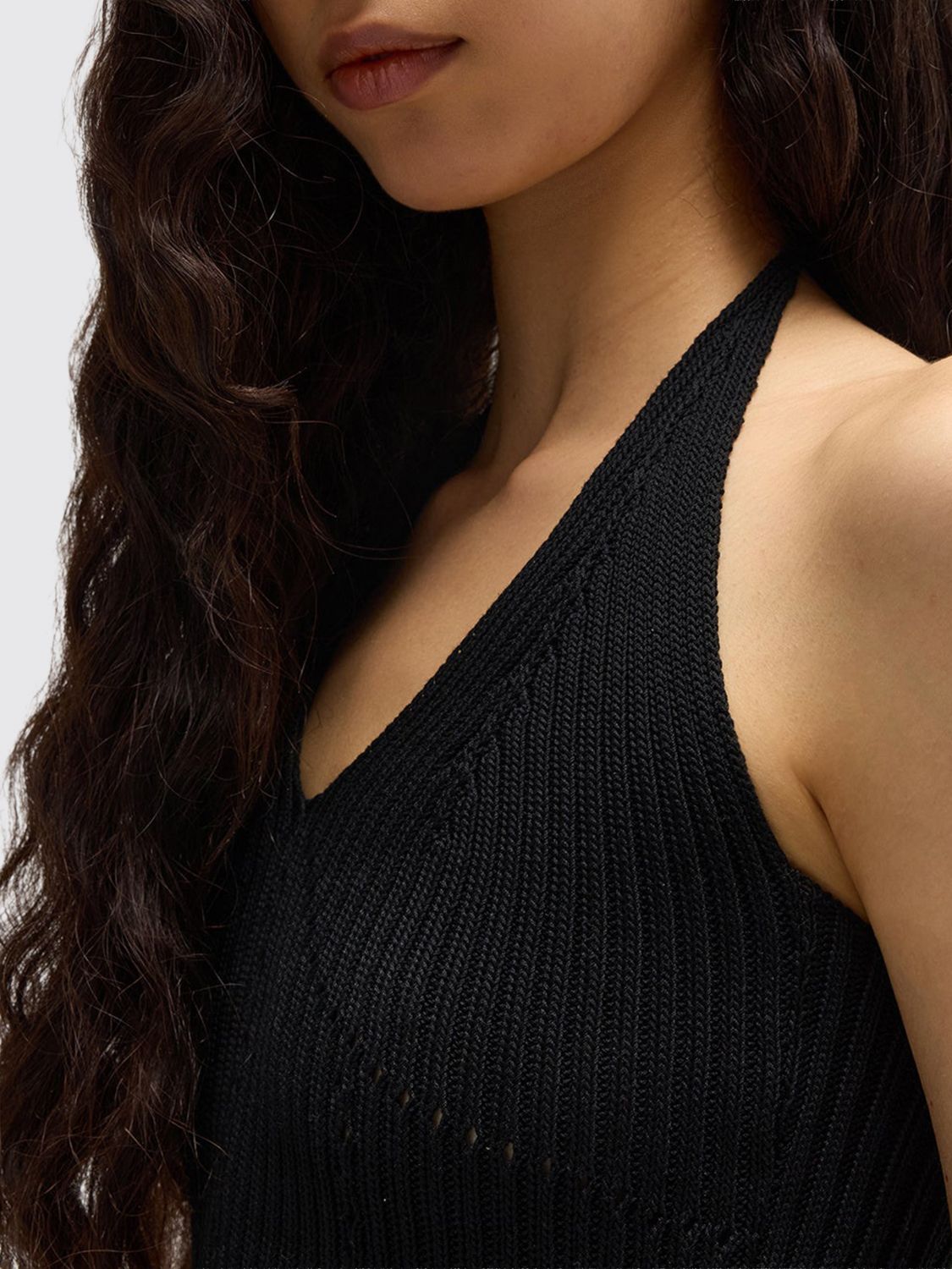 Top Woman color Black