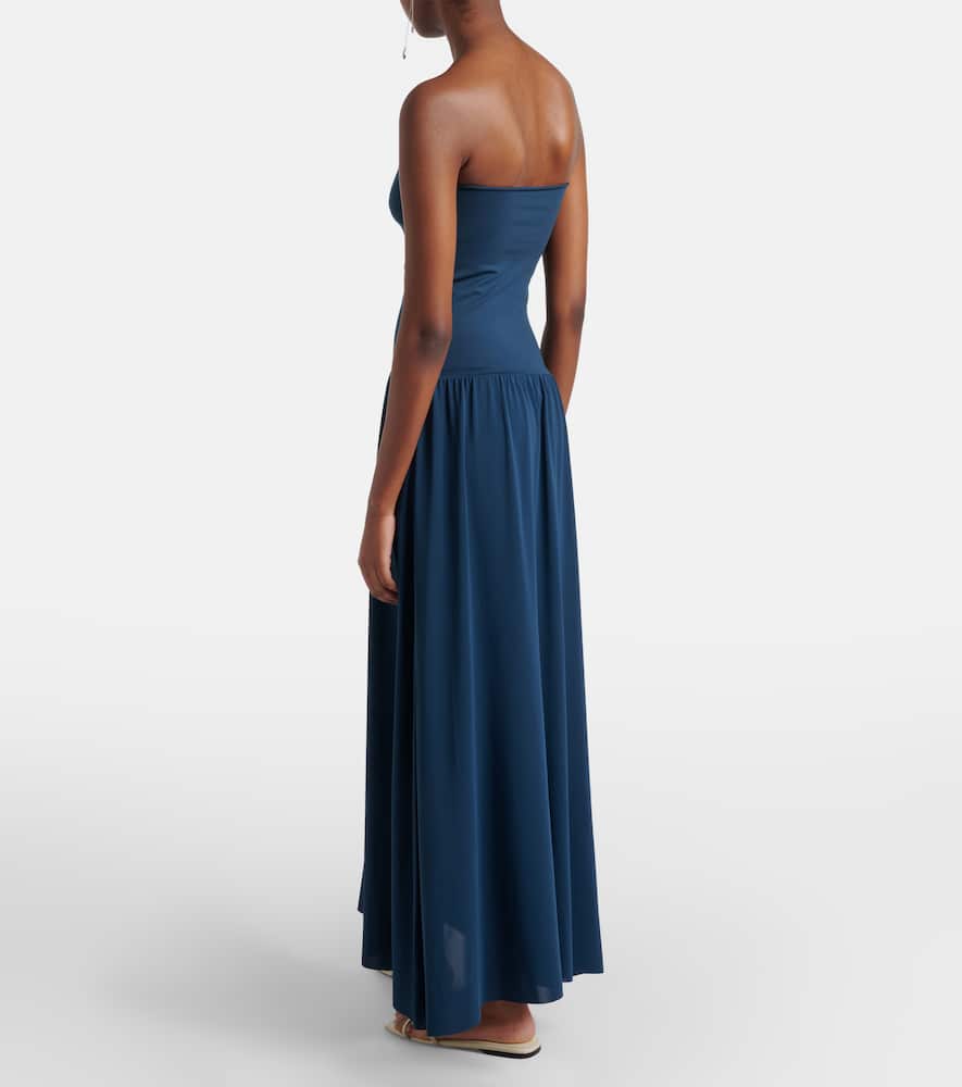 Oda crêpe jersey maxi dress